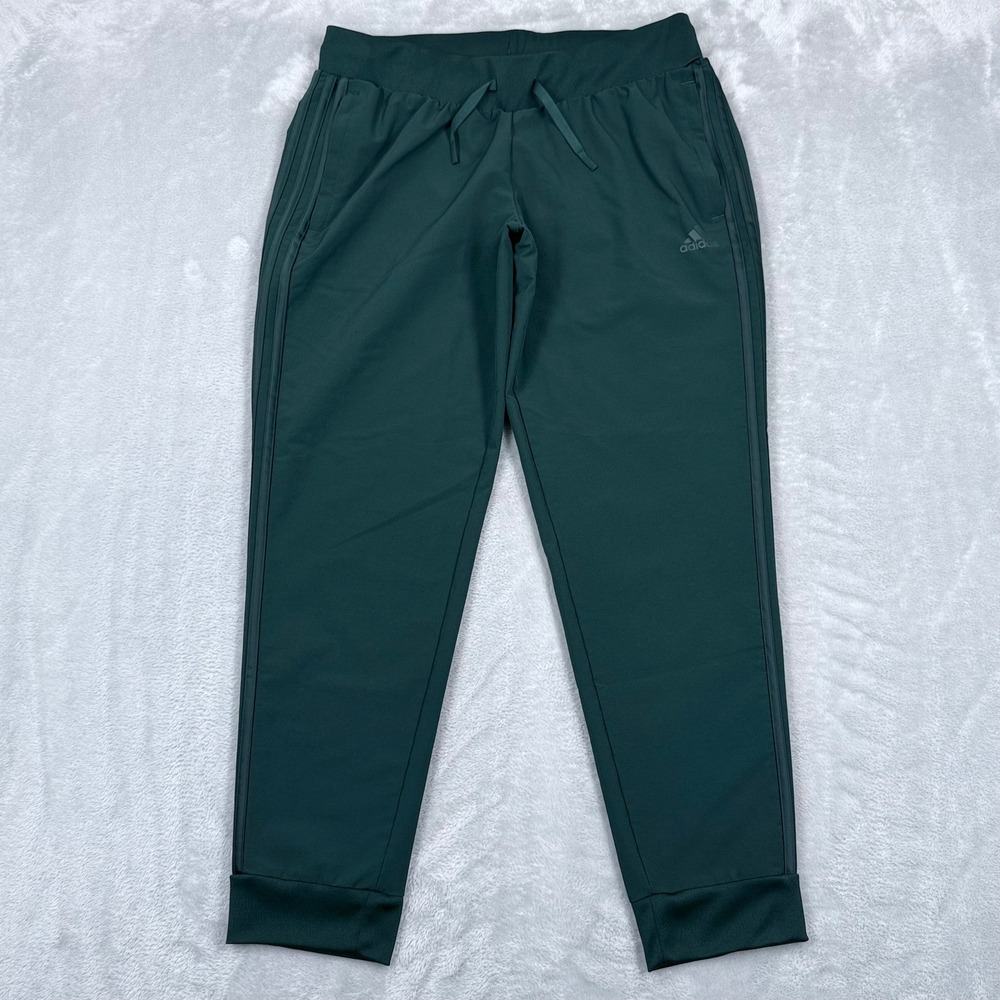 Adidas Tiro‎ 19 Soccer Joggers Womens Large Green Tapered Track Pants Athletic